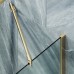 Шторка на ванну Maybah Glass MGV-92-3ш 600x1400 в широком профиле Золото стекло сатиновое