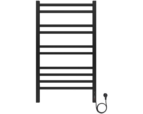 Электрический полотенцесушитель Aquatek Альтаир П10 500x900 AQ EL KP1090BL Черный муар