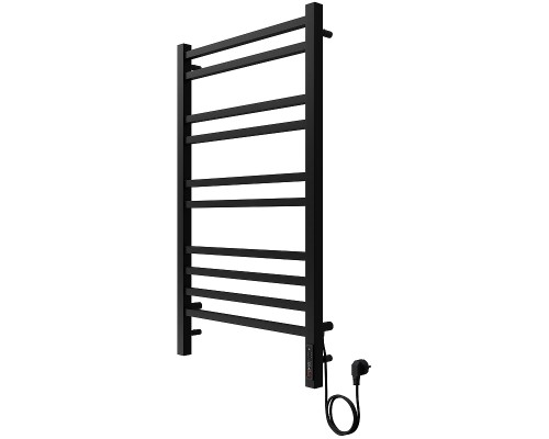 Электрический полотенцесушитель Aquatek Альтаир П10 500x900 AQ EL KP1090BL Черный муар
