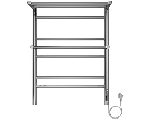 Электрический полотенцесушитель Aquatek Альфа П7 500x700 AQ EL RRP0770CH с полкой Хром