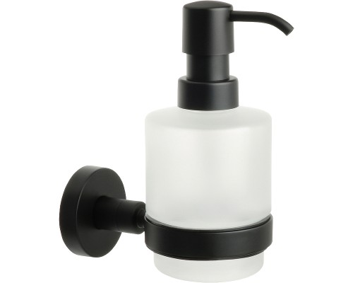 Дозатор для жидкого мыла Fixsen Comfort Black FX-86012 Черный матовый