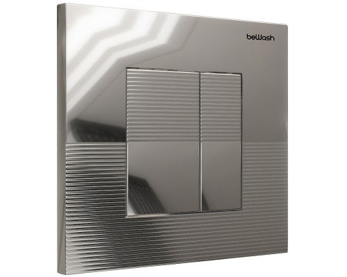 Инсталляция beWash BW74 K500RZVP0300PK000000 для унитаза с клавишей смыва Хром глянцевый
