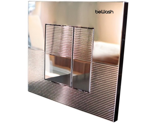 Инсталляция beWash BW74 K500RZVP0300PK000000 для унитаза с клавишей смыва Хром глянцевый