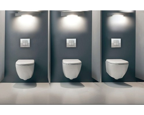 Инсталляция beWash BW74 K500RZVP0300PK000000 для унитаза с клавишей смыва Хром глянцевый