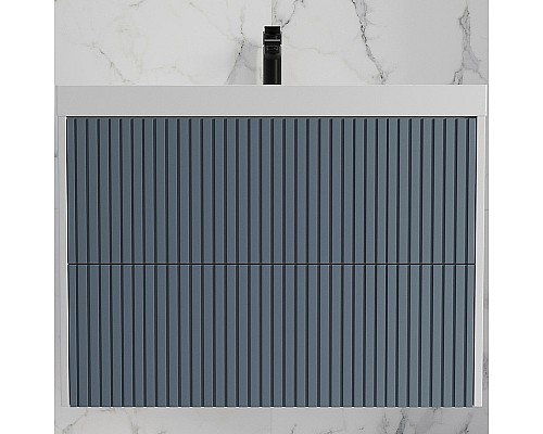 Тумба под раковину Style Line Стокгольм 80 ЛС-00002314 подвесная Графит софт