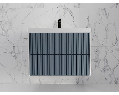 Тумба под раковину Style Line Стокгольм 80 ЛС-00002314 подвесная Графит софт