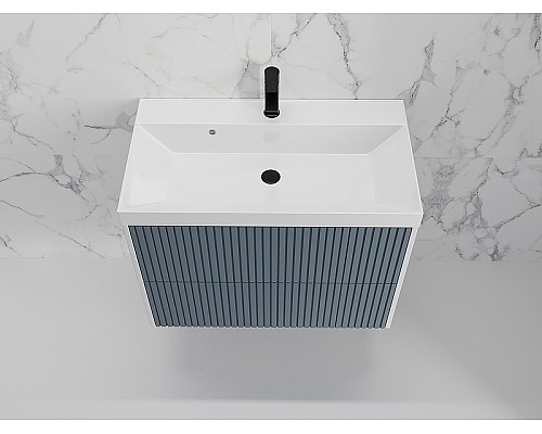 Тумба под раковину Style Line Стокгольм 80 ЛС-00002314 подвесная Графит софт