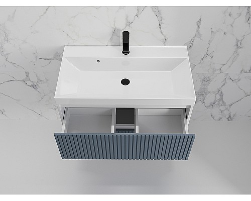 Тумба под раковину Style Line Стокгольм 80 ЛС-00002314 подвесная Графит софт