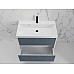 Тумба под раковину Style Line Стокгольм 80 ЛС-00002314 подвесная Графит софт