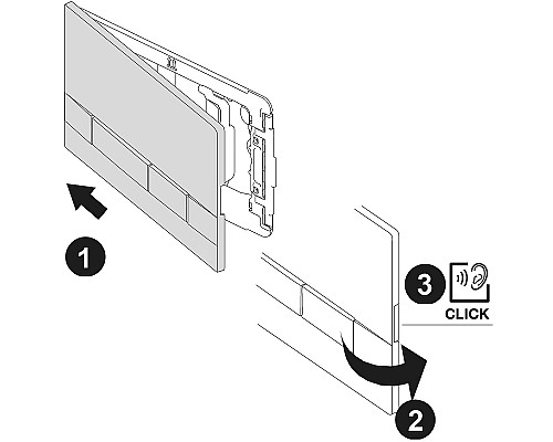 Инсталляция Lemark Peneda 9880314 для унитаза с клавишей смыва Хром матовый