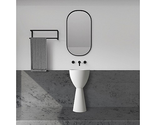 Раковина Abber Stein 45 AS2507 Белая матовая