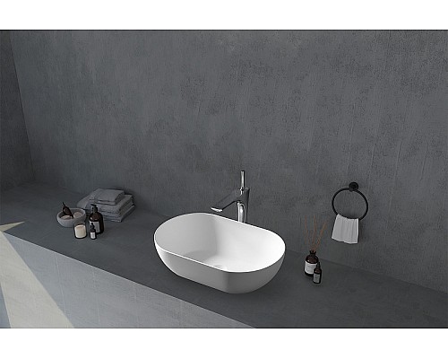 Раковина-чаша Abber Stein 56 AS2611 Белая матовая