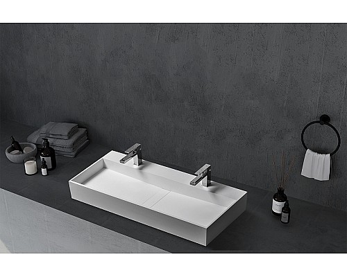 Раковина Abber Stein 120 AS2642 Белая матовая