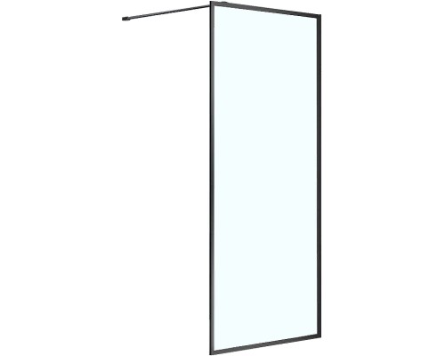 Душевая перегородка Azario Richmond Walk-in 90 AZ-NAG 6310 900 Black профиль Черный стекло прозрачное