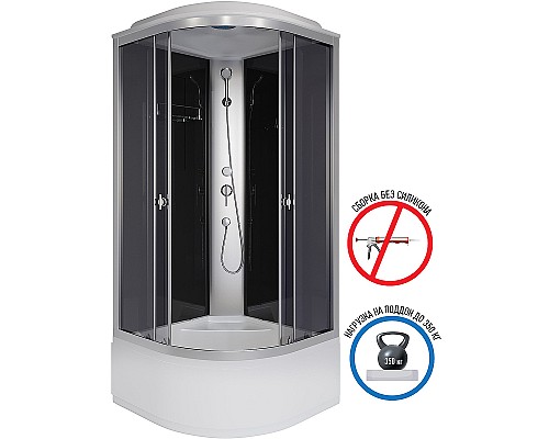 Душевая кабина Niagara Eco 100x100 E100/40/TN без гидромассажа