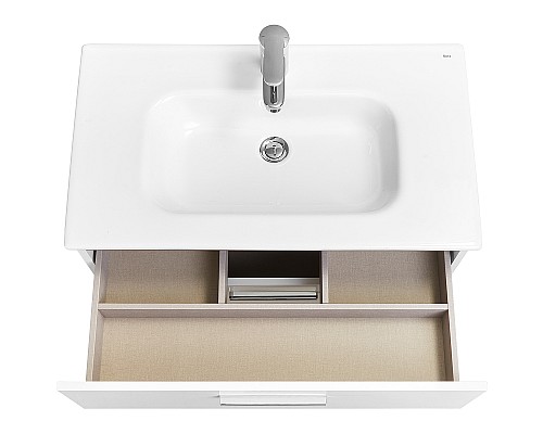 Тумба под раковину Roca Victoria 80 A857470806 подвесная Белый глянец