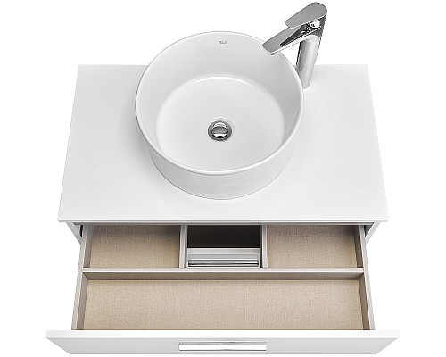 Тумба под раковину Roca Victoria 80 A857470806 подвесная Белый глянец