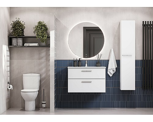 Тумба под раковину Roca Victoria 80 A857470806 подвесная Белый глянец