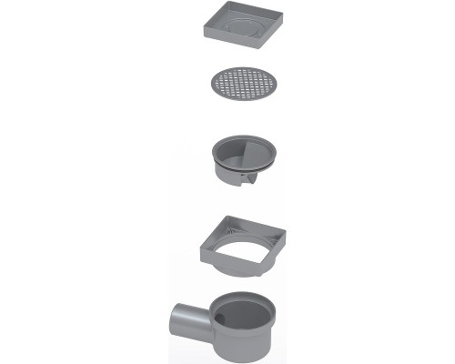 Душевой трап Berges Trend Keramik 100x100 093001 под плитку