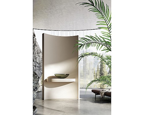 Раковина-чаша Abber Kristall 50 AT2802Vesuvian Оливковая