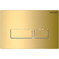 Клавиша смыва Grossman Pragma 700.K31.03.300.300 Золото глянцевое