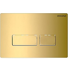 Клавиша смыва Grossman Pragma 700.K31.03.300.300 Золото глянцевое
