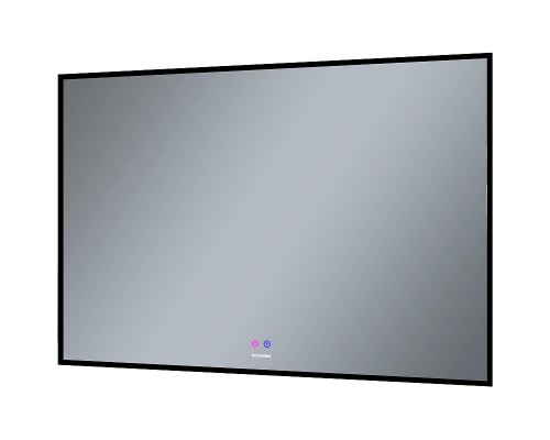 Зеркало Grossman Pragma-норма Black 100 18100802 с подсветкой Черное с сенсорным выключателем и подогревом