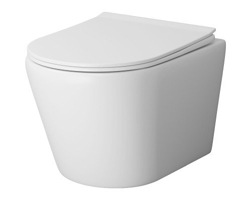 Унитаз Grossman Fly GR-4478MS подвесной Белый матовый с сиденьем Микролифт