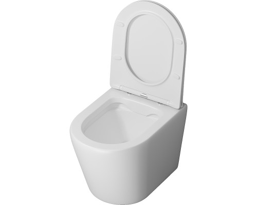 Унитаз Grossman Fly GR-4478MS подвесной Белый матовый с сиденьем Микролифт