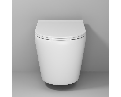 Унитаз Grossman Fly GR-4478MS подвесной Белый матовый с сиденьем Микролифт