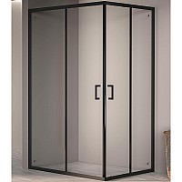 Душевой уголок RGW Passage PA-040B 100x90 3508104090-14 профиль Черный стекло прозрачное