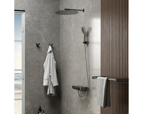 Смеситель для ванны WasserKRAFT Elbe 7499 Thermo с термостатом Хром Черный