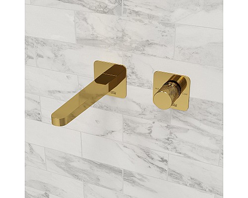 Смеситель для раковины WasserKRAFT Ems A7651.305 Золото глянцевое