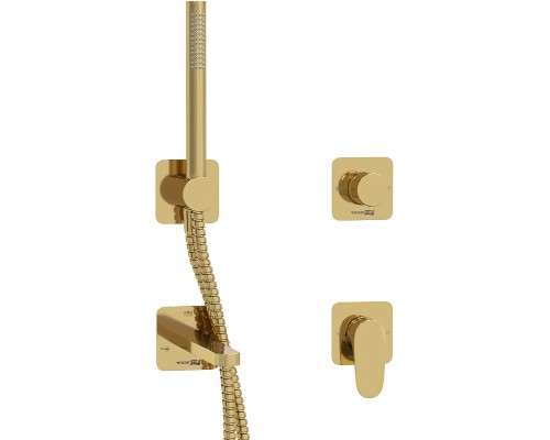 Смеситель для ванны WasserKRAFT Neckar A2151.277.279.280.197.281 Золото глянцевое