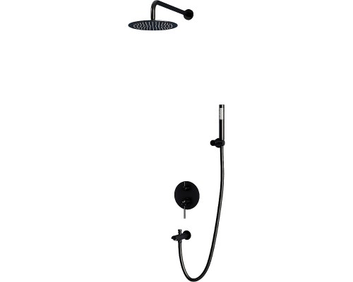 Душевая система RGW Shower Panels SP-52-1B 511408521-04 Черная матовая