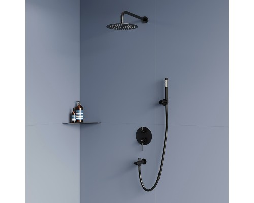 Душевая система RGW Shower Panels SP-52-1B 511408521-04 Черная матовая