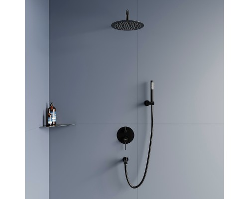 Душевая система RGW Shower Panels SP-52-1B 511408521-04 Черная матовая