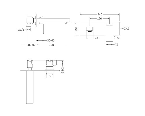 Смеситель для раковины Timo Selene 2071/16SM Белый матовый