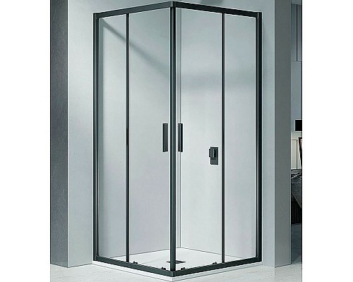 Душевой уголок Riho Hamar 2.0 80x80 G007004121 профиль Черный матовый стекло прозрачное