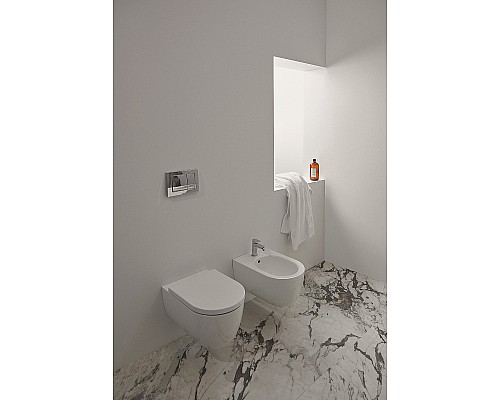 Комплект унитаза с инсталляцией Ideal Standard ProSys Blend Сurve M374901 с сиденьем Микролифт