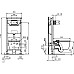 Комплект унитаза с инсталляцией Ideal Standard ProSys Blend Сurve M374901 с сиденьем Микролифт