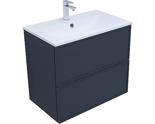 Тумба под раковину Aquanet Арт 75 313265 подвесная Маренго