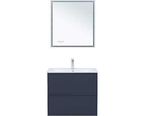 Тумба под раковину Aquanet Арт 75 313265 подвесная Маренго