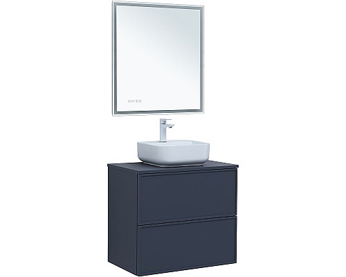 Тумба под раковину Aquanet Арт 75 313265 подвесная Маренго