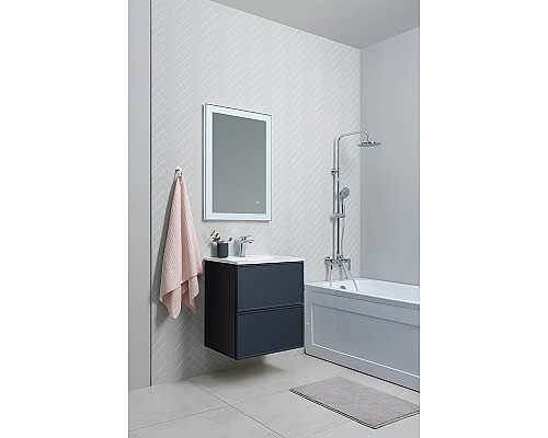 Тумба под раковину Aquanet Арт 75 313265 подвесная Маренго