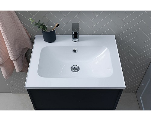 Тумба под раковину Aquanet Арт 75 313265 подвесная Маренго