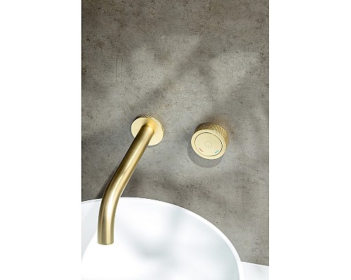 Смеситель для раковины Boheme Tech 158/2-MG Золото матовое