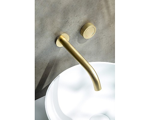 Смеситель для раковины Boheme Tech 158/2-MG Золото матовое