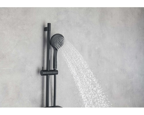 Душевая система Aquatek Вега AQ1074MB Черная матовая