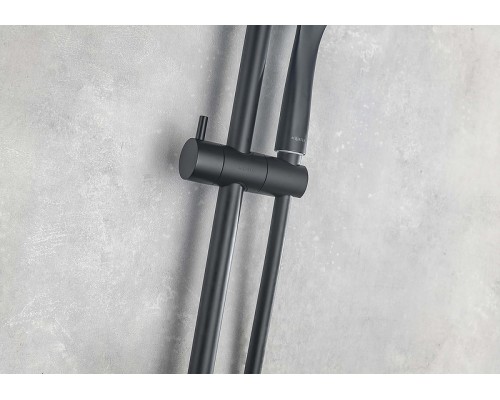 Душевая система Aquatek Вега AQ1074MB Черная матовая